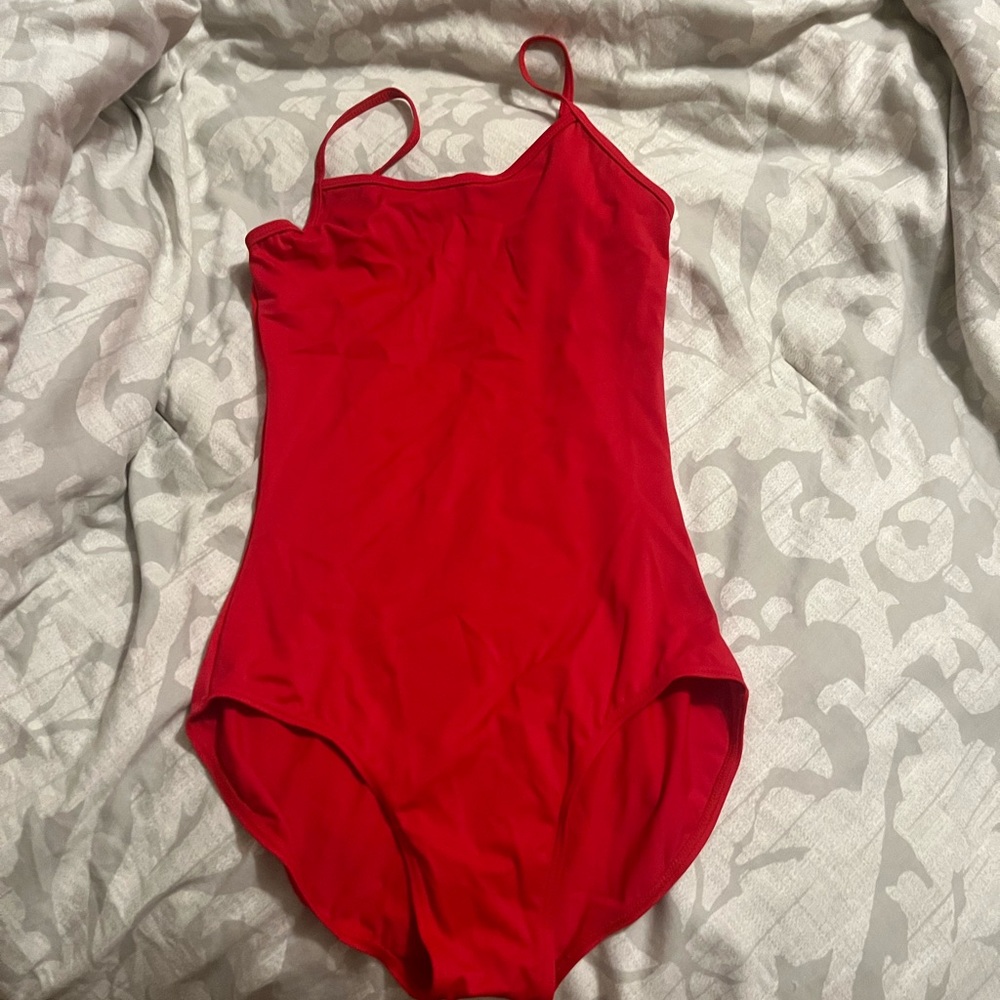 Red Dance Leotard